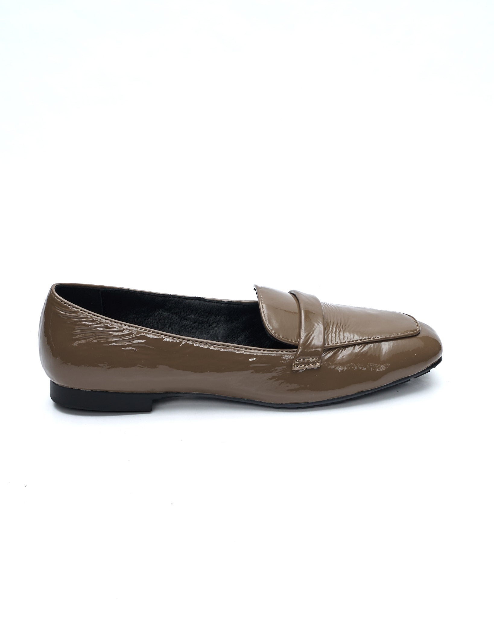 DORY-F MOKASSIN AUS BLAUEM NAPLAK