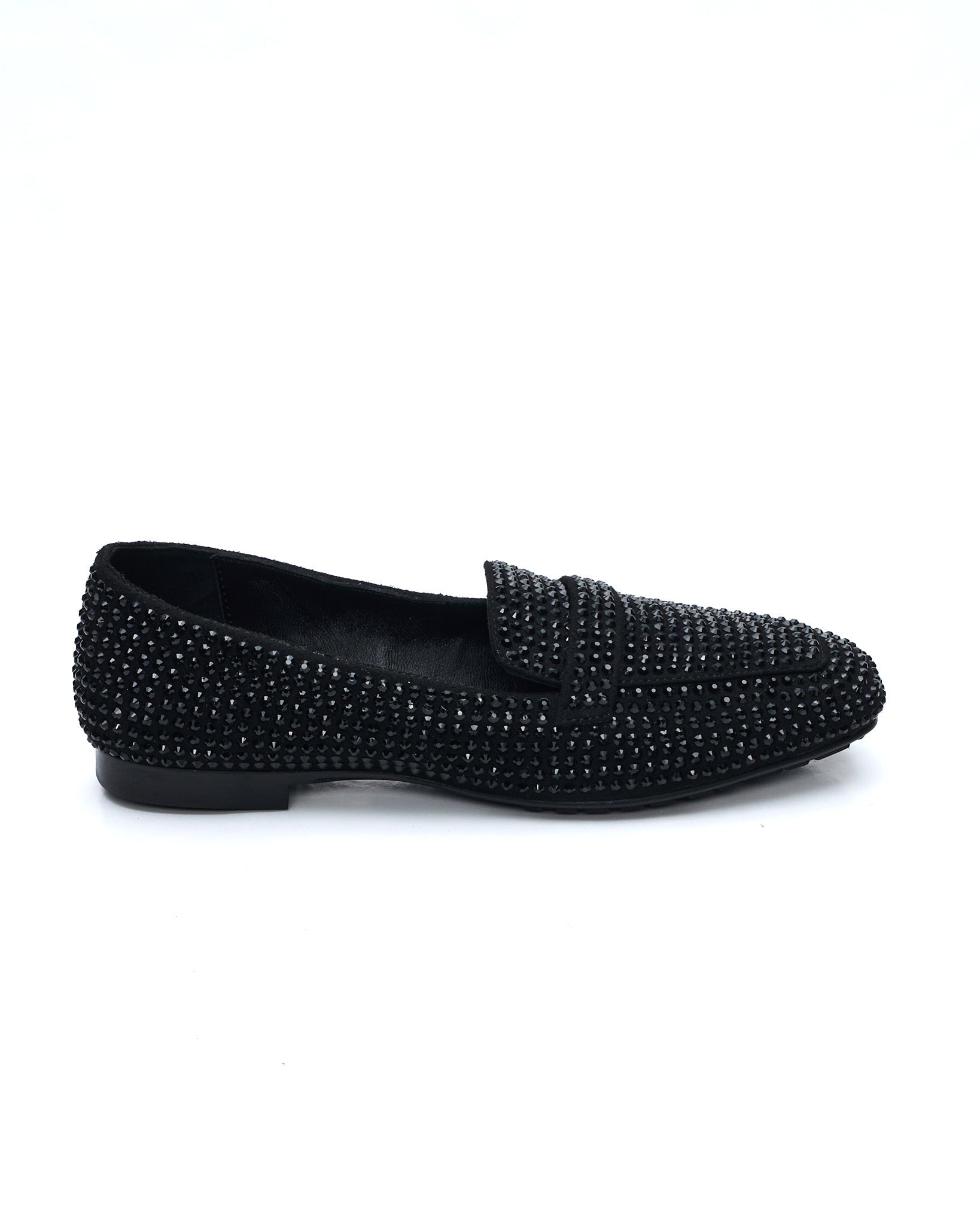DORY-F MOKASSIN AUS BLAUEM NAPLAK