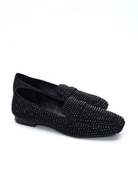 DORY-F MOKASSIN AUS BLAUEM NAPLAK