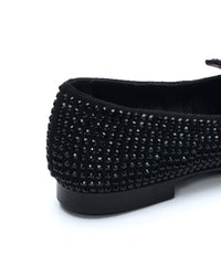 DORY-F MOKASSIN AUS BLAUEM NAPLAK